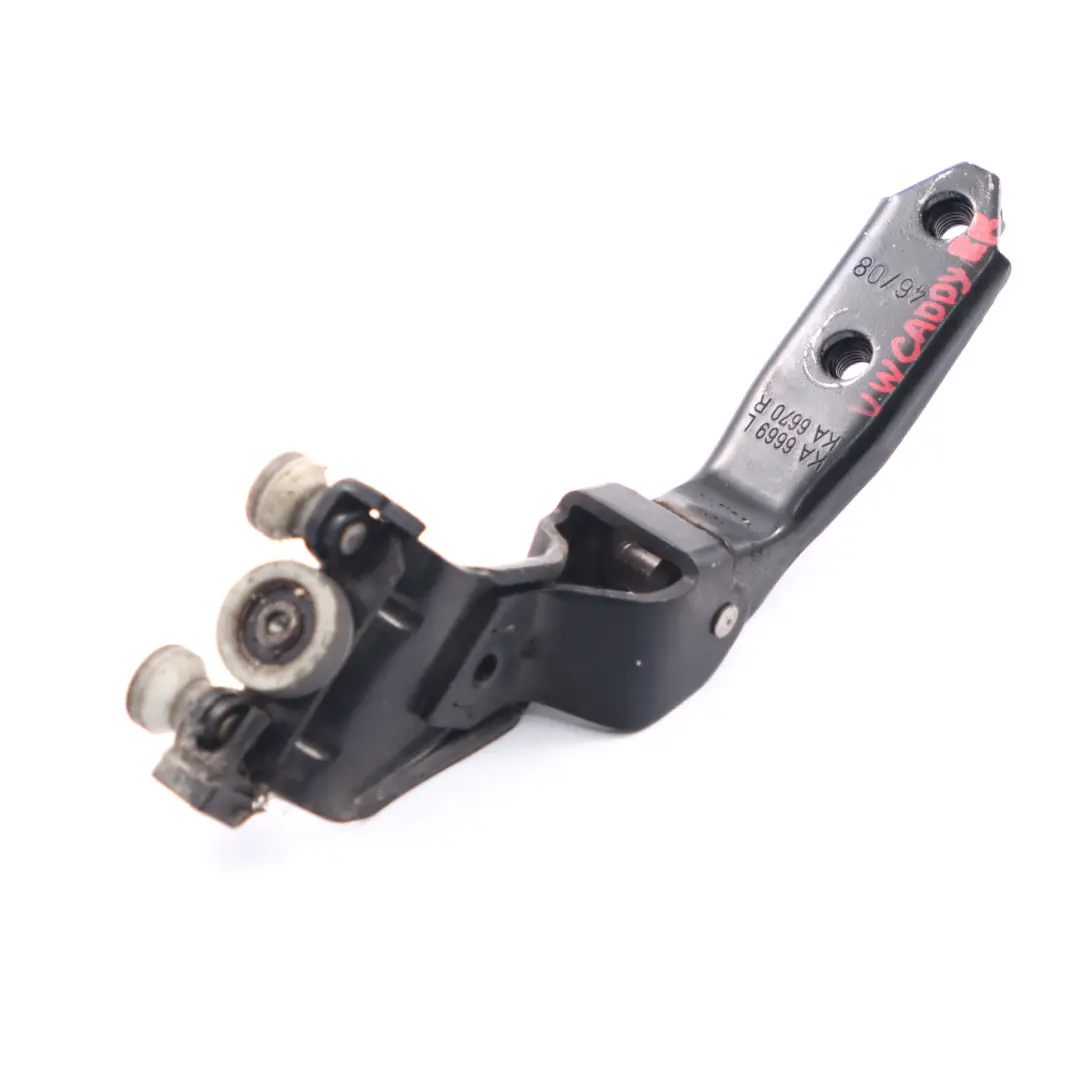 VW Volkswagen Caddy Sliding Door Roller Middle Hinge Rear Left N/S - SKU 2K0843335A - Part number 2K0843604