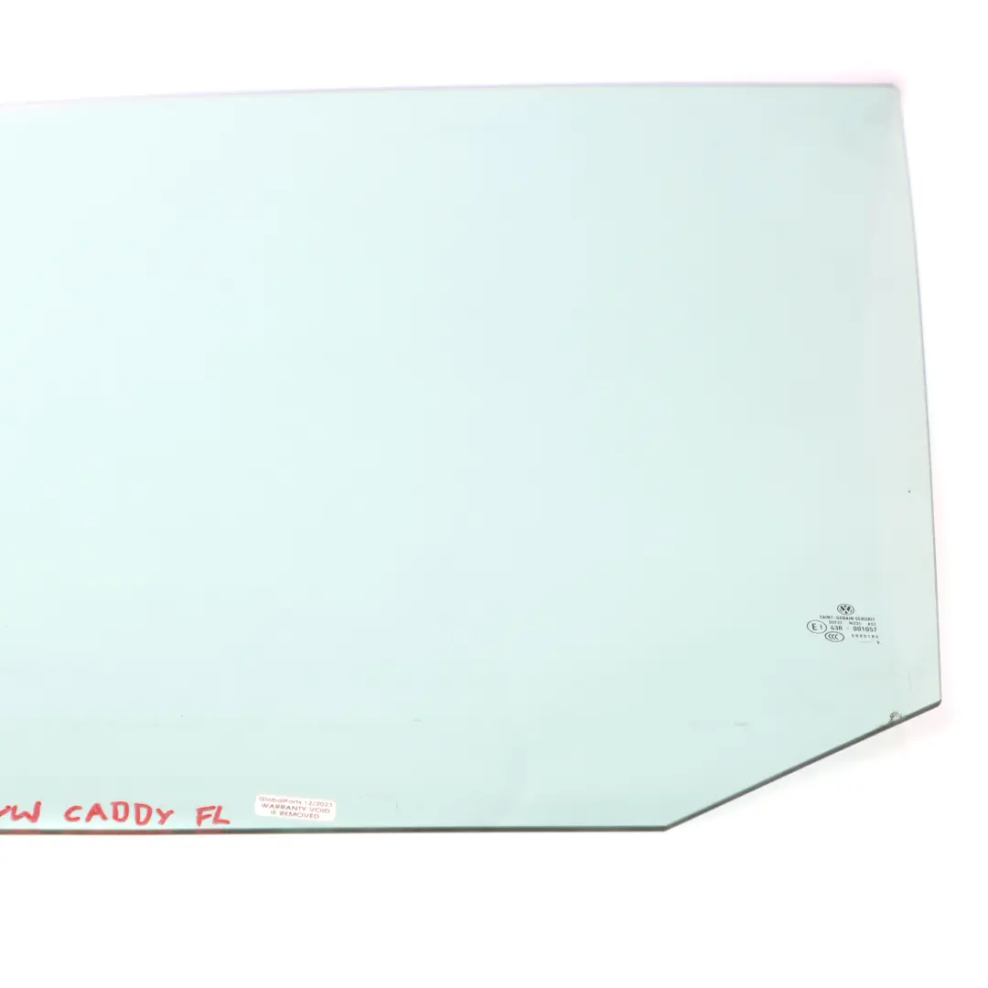 Volkswagen Caddy III 2k Window Glass Front Door Left N/S Glazing AS2 - SKU 2K0845201C - Part number 2K0845201C