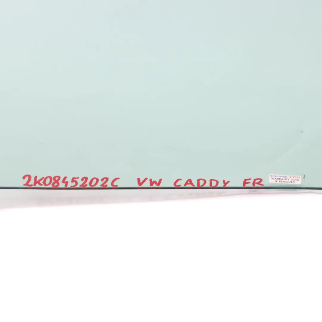 Volkswagen Caddy III 2k Vitres de porte avant droite Glazing AS2 - SKU 2K0845202C - Numéro de pièce 2K0845202C