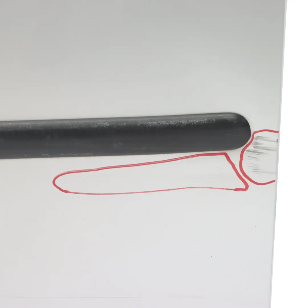 Volkswagen VW Caddy Sliding Door Rear Left N/S Side Door Reflex Silver - LA7W - SKU 2K3843107-RES - Part number 2K3843107