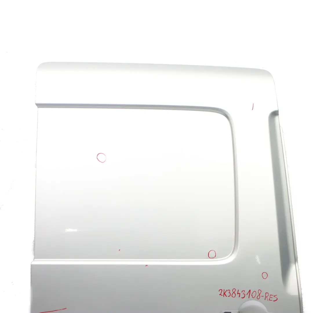 Volkswagen VW Caddy Sliding Door Rear Right O/S Side Door Reflex Silver - LA7W - SKU 2K3843108-RES - Part number 2K3843108