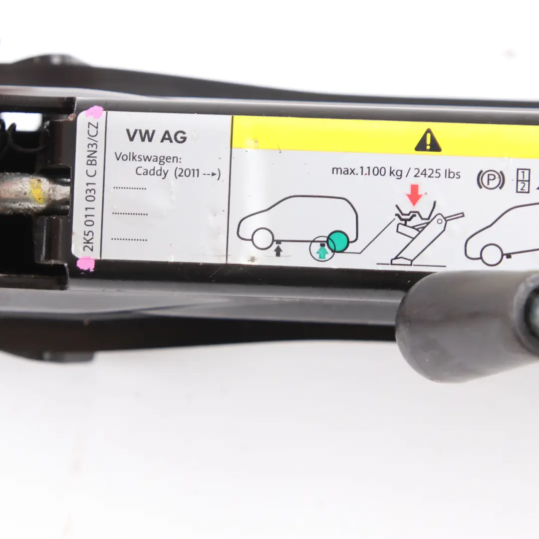 Emergency Tool Car Lifting Spare Jack to VW Volkswagen Caddy with Part number 2K5011031C VW Volkswagen Caddy Emergency Tool Car Lifting Spare Jack - SKU 2K5011031C - Part number 2K5011031C
