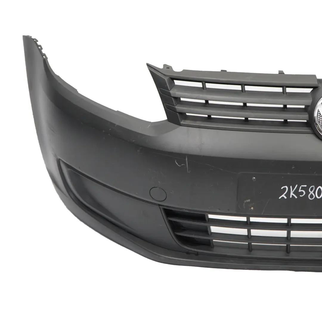 Front Bumper Volkswagen VW Caddy III Front Trim Panel Cover Primed Textured to with Part number 2K5807217 Front Bumper Volkswagen VW Caddy III Front Trim Panel Cover Primed Textured - SKU 2K5807217 - Part number 2K5807217
