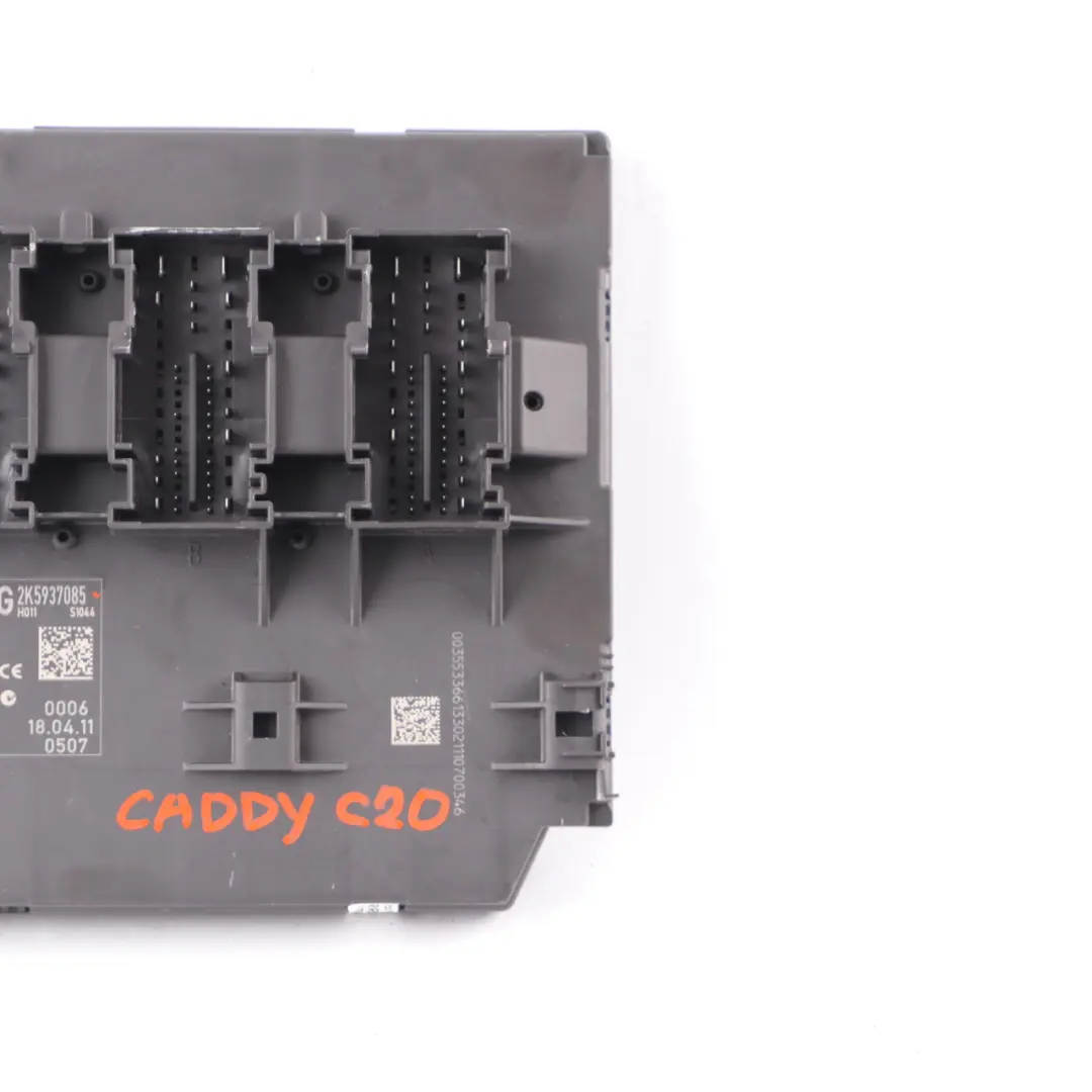 Body Control Module BCM Comfort Control Unit to VW Volkswagen Caddy C20 with Part number 2K5937085 VW Volkswagen Caddy C20 Body Control Module BCM Comfort Control Unit - SKU 2K5937085 - Part number 2K5937085