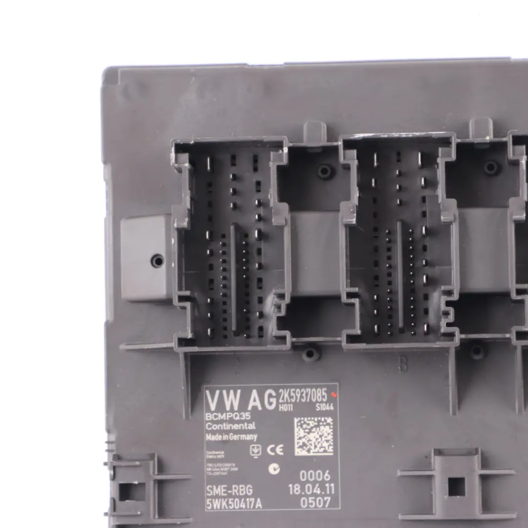 Body Control Module BCM Comfort Control Unit VW Volkswagen Caddy C20 - SKU 2K5937085 - Part number 2K5937085