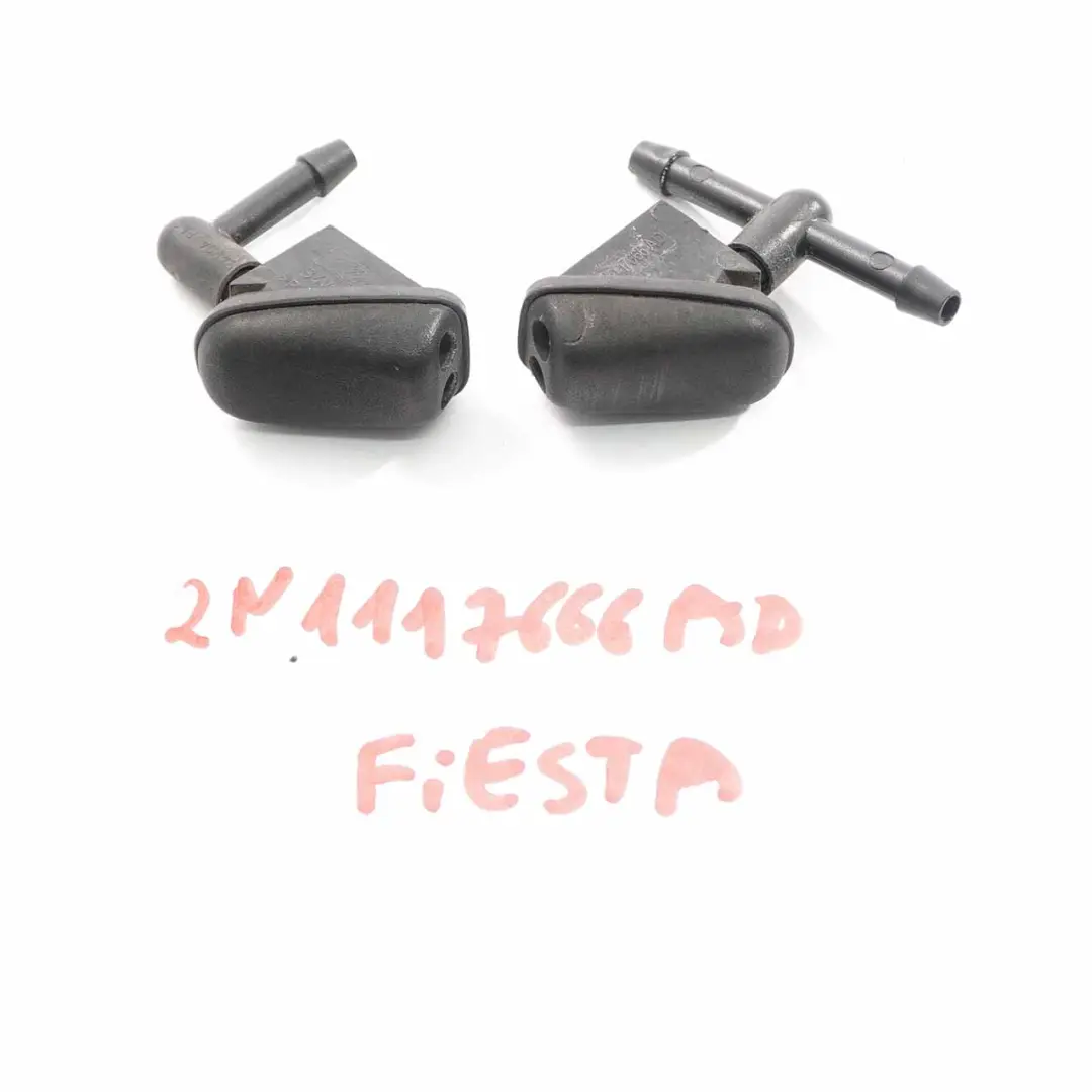 Windscreen Washer Nozzle Jet Set to Ford Fiesta MK7 with Part number 2N1117666AD Ford Fiesta MK7 Windscreen Washer Nozzle Jet Set - SKU 2N1117666AD - Part number 2N1117666AD