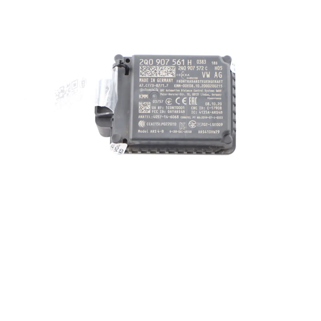 Radar Distance Distronic Control Sensor Module Unit ECU to Audi Q2 GA with Part number 2Q0907561H Audi Q2 GA Radar Distance Distronic Control Sensor Module Unit ECU - SKU 2Q0907561H - Part number 2Q0907561H