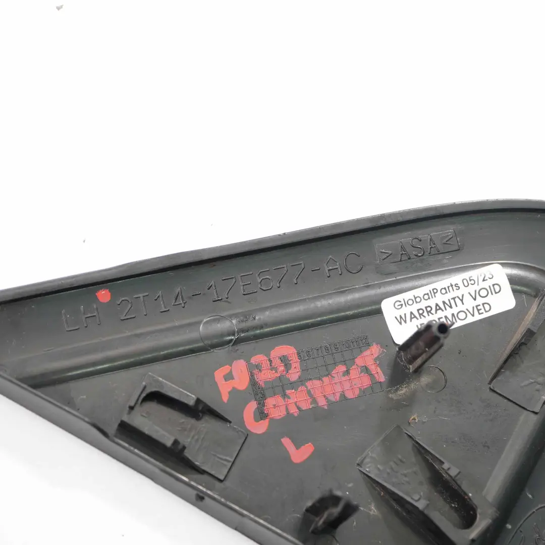 Außenspiegeldreieck vorne links Verkleidungsplatte für Ford Transit Connect mit Teilenummer 2T14-17E677-AC Ford Transit Connect Außenspiegeldreieck vorne links Verkleidungsplatte - SKU 2T14-17E677-AC - Teilenummer 2T14-17E677-AC