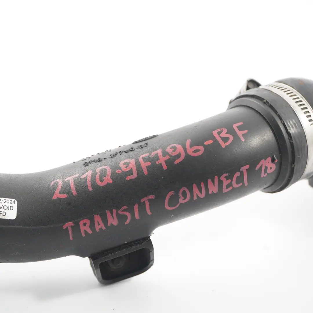 Pipe Hose Line to Ford Transit Connect 1.8 TDCI Intercooler Turbo with Part number 2T1Q9F796BF Ford Transit Connect 1.8 TDCI Intercooler Turbo Pipe Hose Line - SKU 2T1Q9F796BF - Part number 2T1Q9F796BF