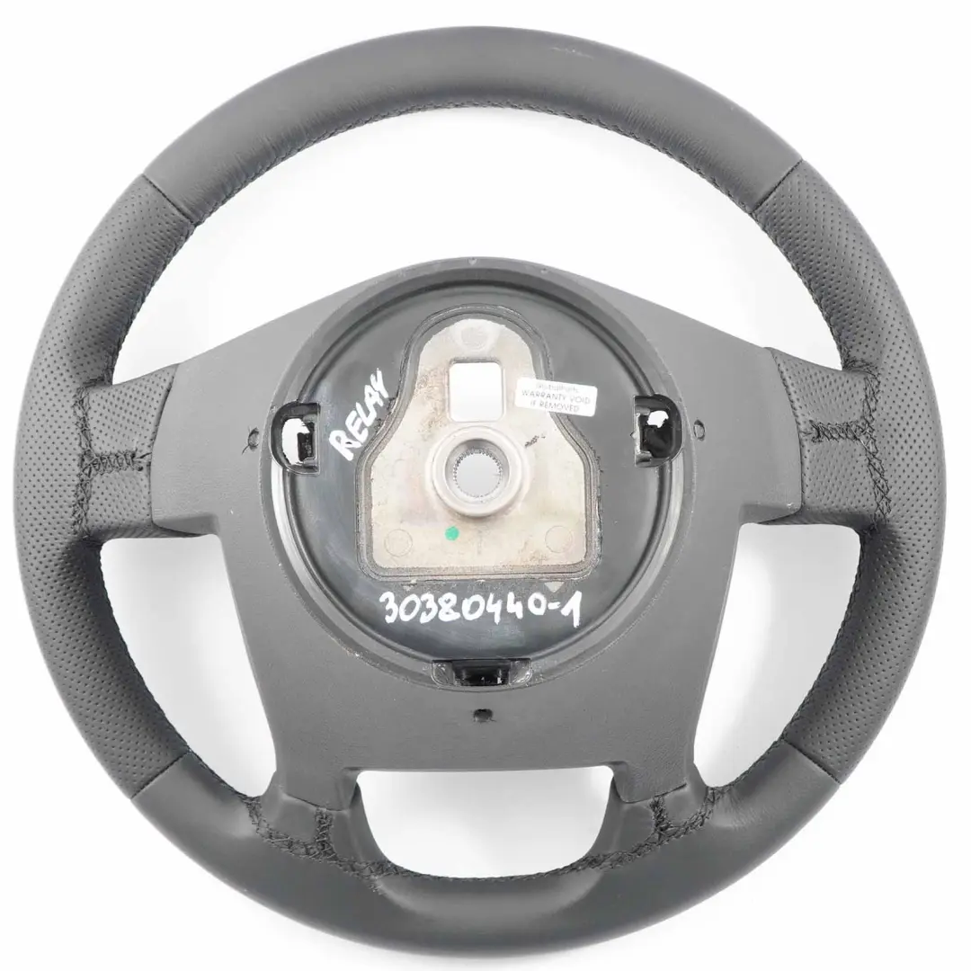  Citroen Jumper Fiat Ducato Peugeot Boxer Volant Noir Cuir Neuf - SKU 30380440-1 - Numéro de pièce 30380440