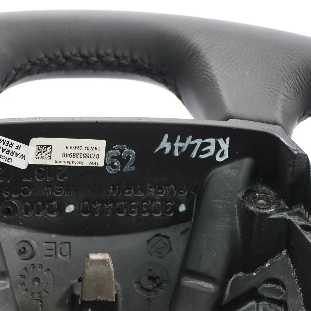 Citroen Relay Fiat Ducato Peugeot Boxer NEW Leather Steering Wheel to with Part number 30380440 Citroen Relay Fiat Ducato Peugeot Boxer NEW Leather Steering Wheel - SKU 30380440-1 - Part number 30380440