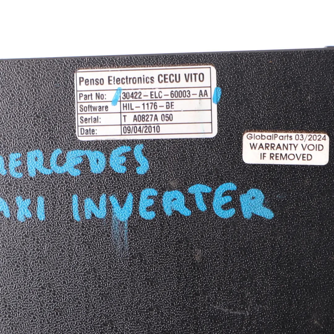 Mercedes VITO W639 Taxi Inverter Penso Electronics - SKU 30422-ELC-60003-AA - Part number 30422-ELC-60003-AA