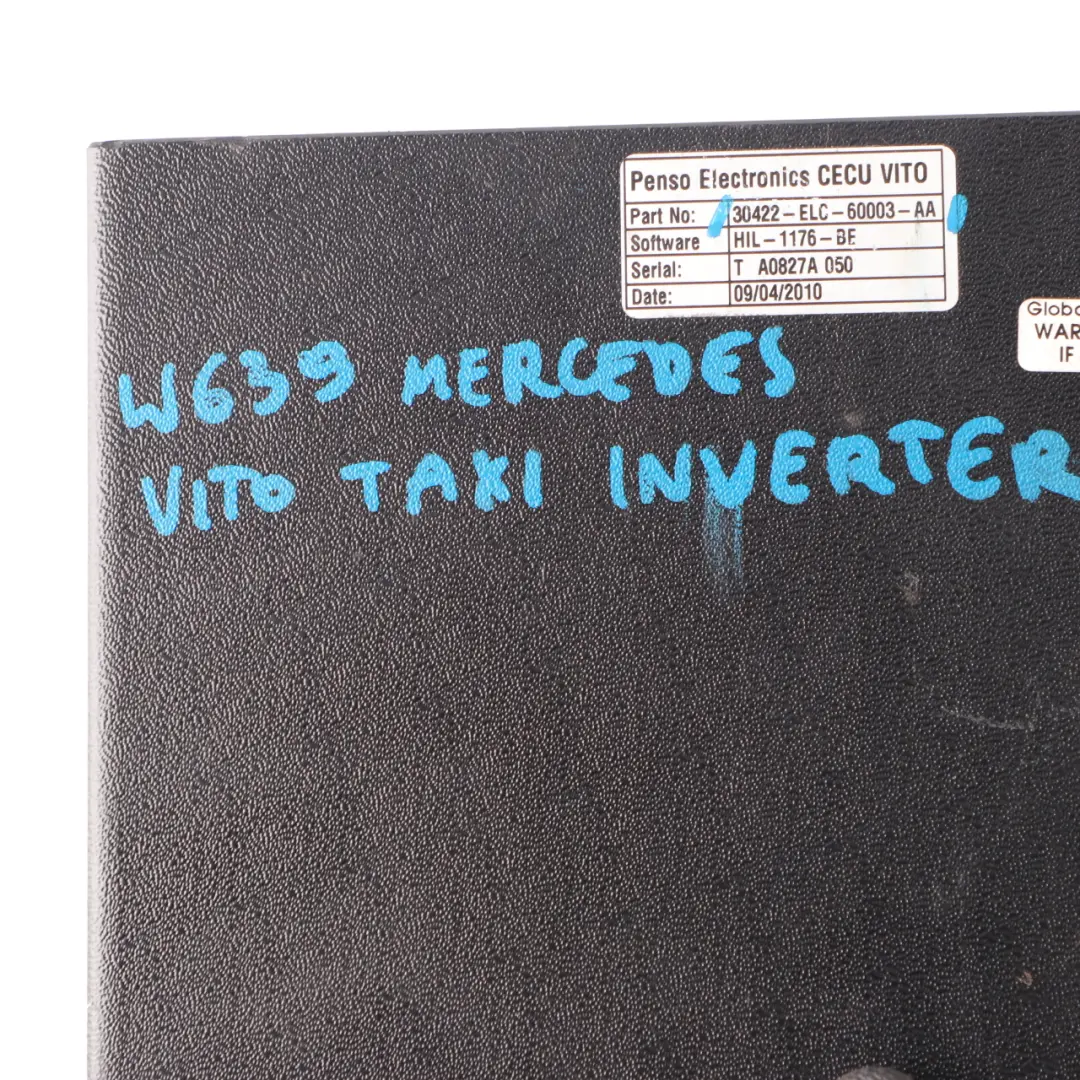 Inverter Penso Electronics to Mercedes VITO W639 Taxi with Part number 30422-ELC-60003-AA Mercedes VITO W639 Taxi Inverter Penso Electronics - SKU 30422-ELC-60003-AA - Part number 30422-ELC-60003-AA
