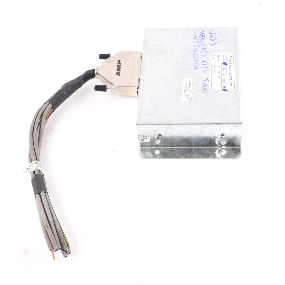 Penso Electronics Intercom to Mercedes W639 Vito Taxi with Part number 30422-ELC-60057-BB Mercedes W639 Vito Taxi Penso Electronics Intercom - SKU 30422-ELC-60057-BB - Part number 30422-ELC-60057-BB
