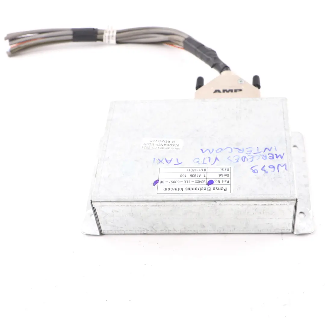 Mercedes W639 Vito Taxi Penso Electronics Intercom - SKU 30422-ELC-60057-BB - Part number 30422-ELC-60057-BB