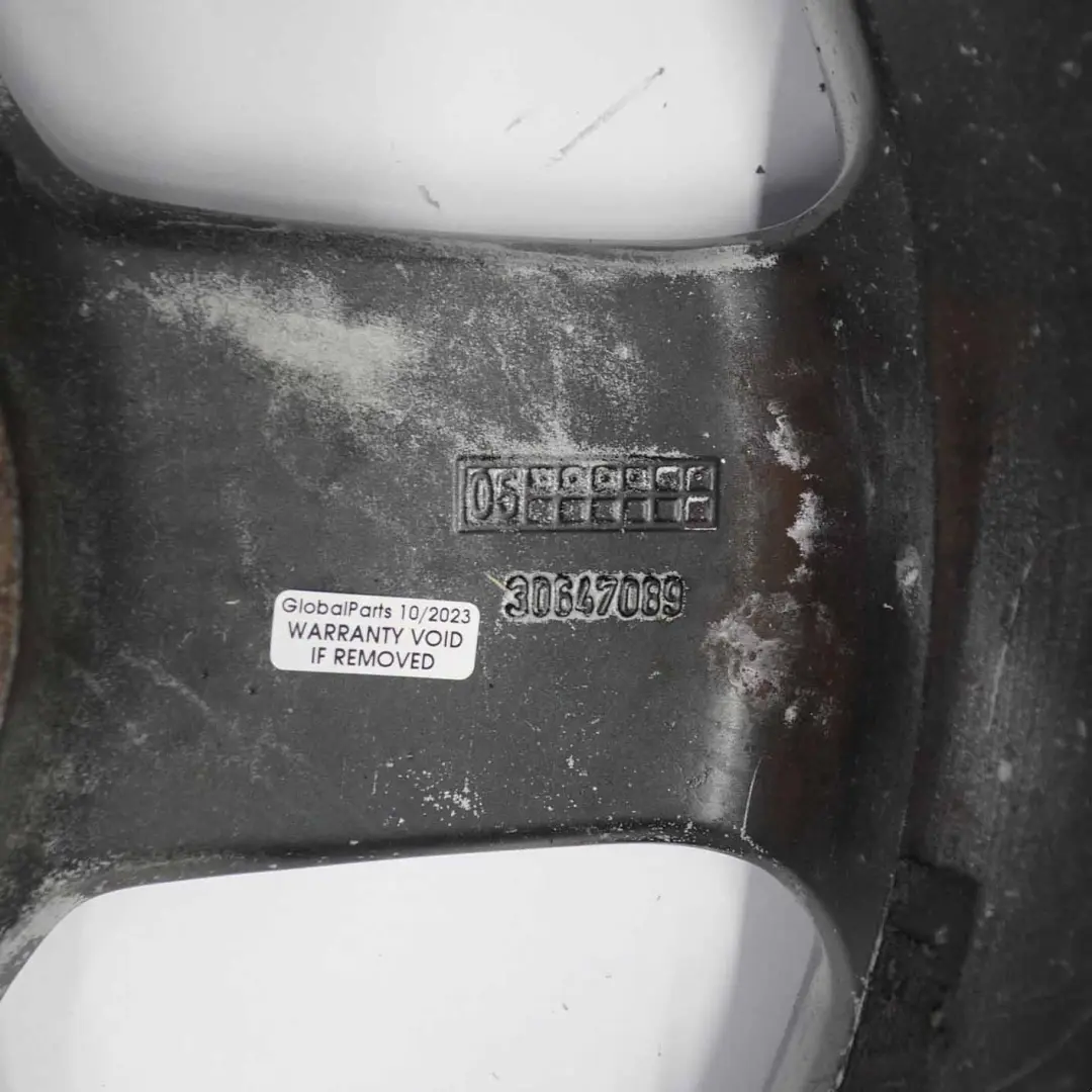  Llanta de aleación gris Volvo S40 V50 17" ET:52,5 7J 7 radios - SKU 30647089-1 - Número de pieza 30647089