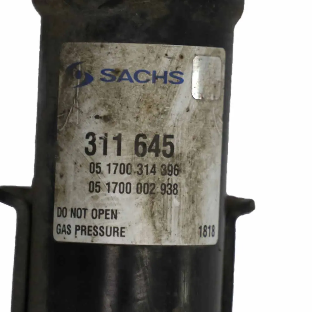 Mercedes Vito W639 Spring Strut Sachs Rear Left Right Shock Absorber Set - SKU 311 645 - Part number 311 645