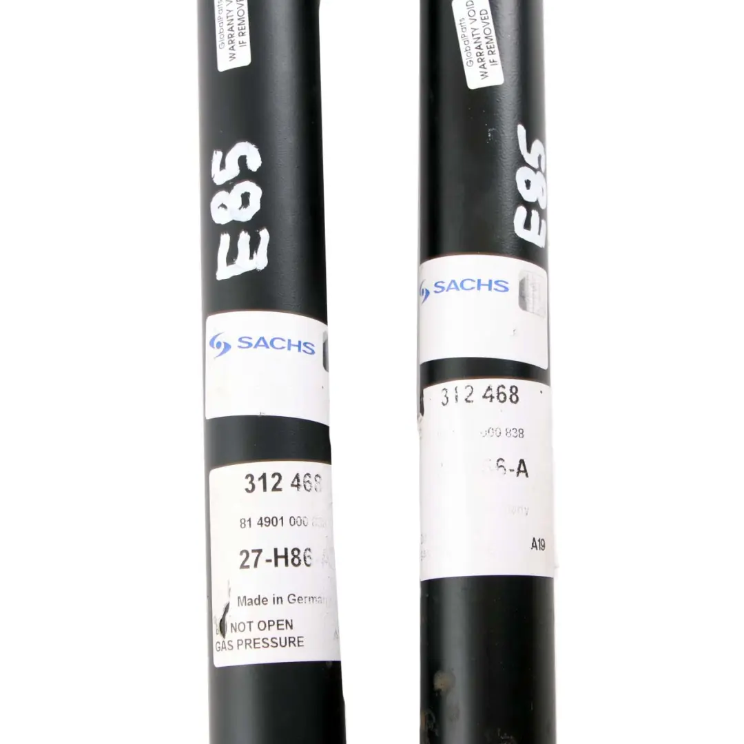 BMW Z4 E85 Sachs Rear Left Right N/O/S Shock Absorber Spring Strut Set - SKU 312 468 - Part number 312 468