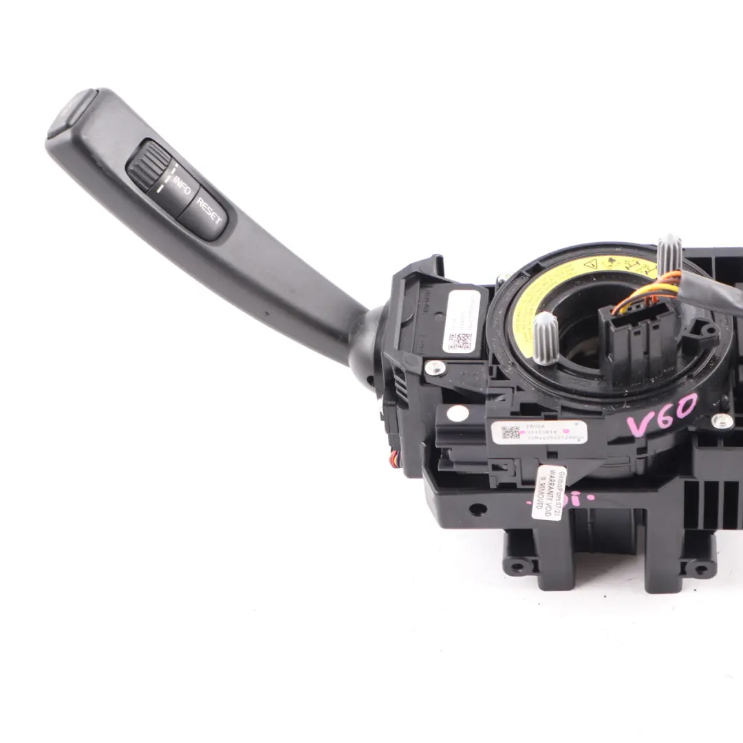 Steering Column Cluster Indicator Wiper Stalk Squib Switch to Volvo V60 with Part number 31313818 Volvo V60 Steering Column Cluster Indicator Wiper Stalk Squib Switch - SKU 31313818 - Part number 31313818