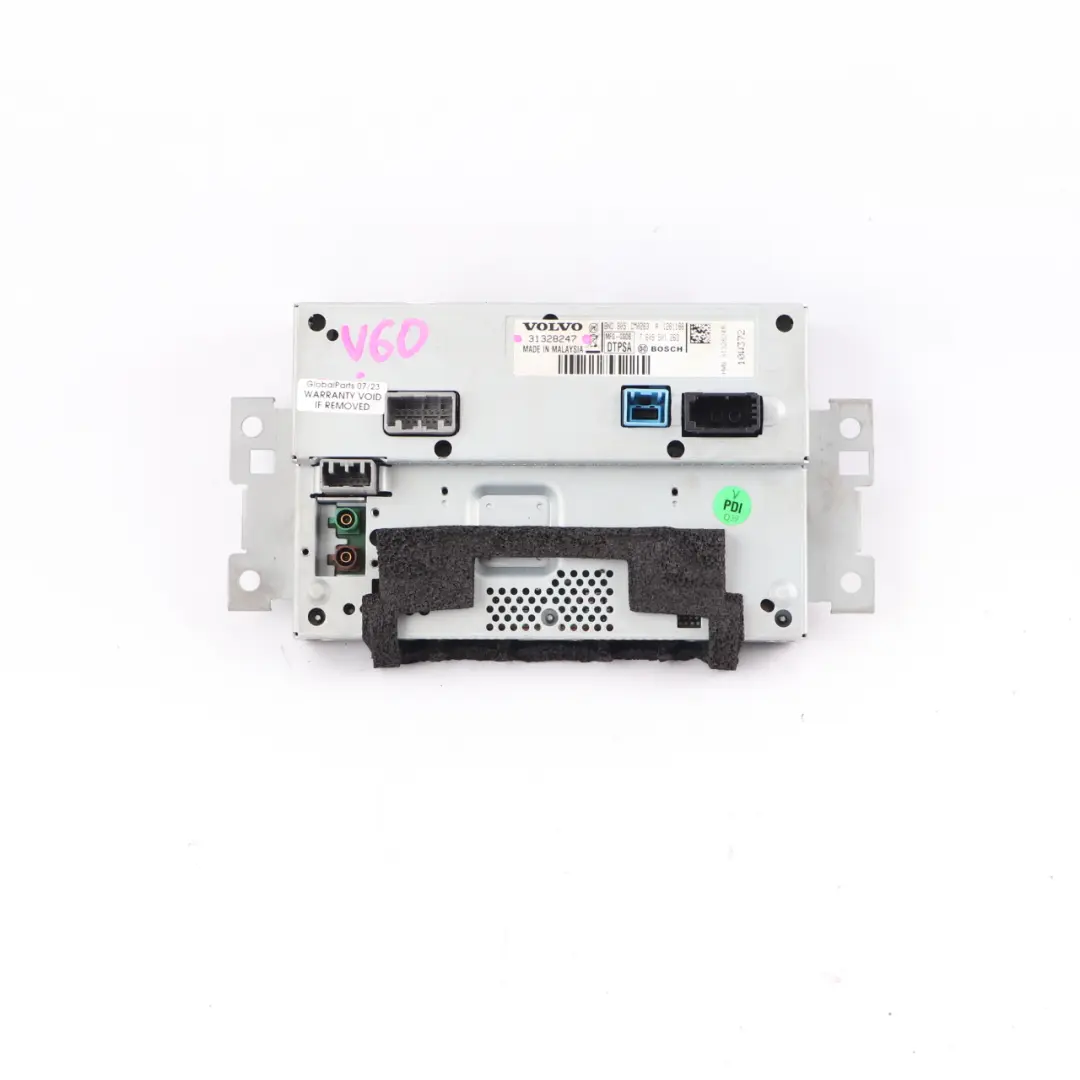  Display Screen Volvo S60 V60 II Multimedia Navigation Dashboard Unit - SKU 31328247 - Part number 31328247
