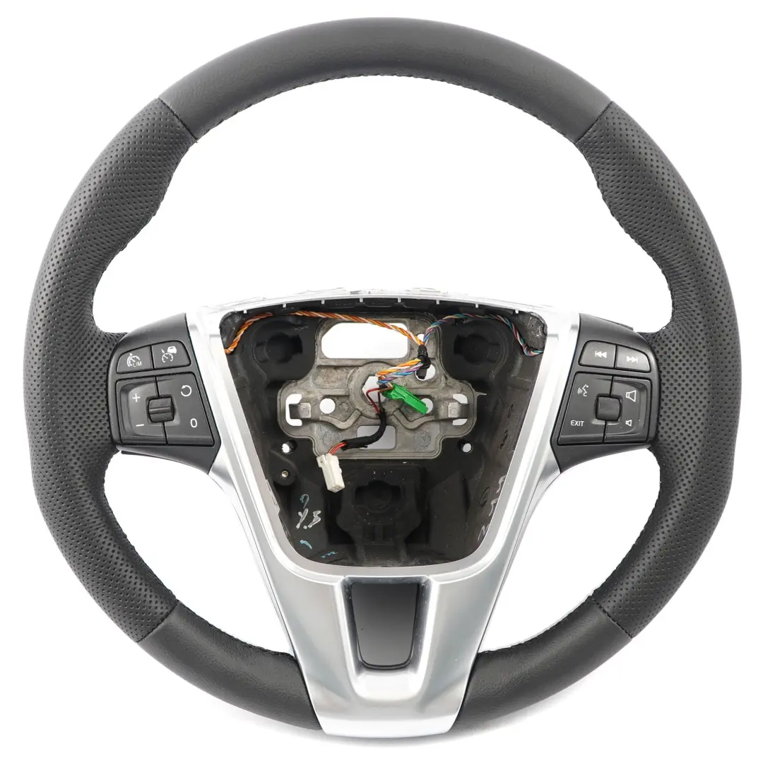 NUOVO volante in pelle nera multifunzione Volvo V60 S60 XC60 V70 - SKU 31369831-1 - Numero di parte 31369831