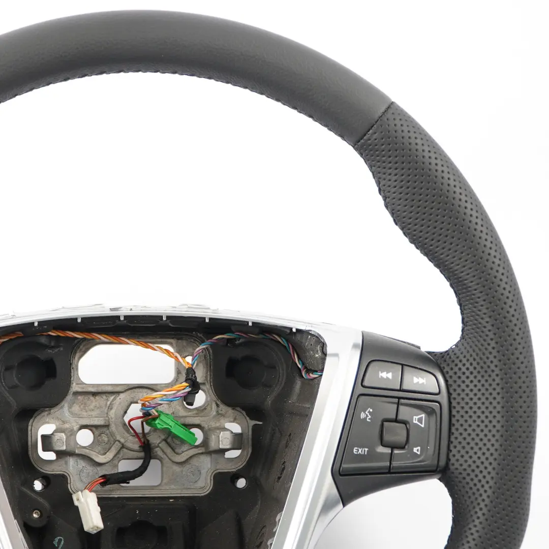NUOVO volante in pelle nera multifunzione Volvo V60 S60 XC60 V70 - SKU 31369831-1 - Numero di parte 31369831