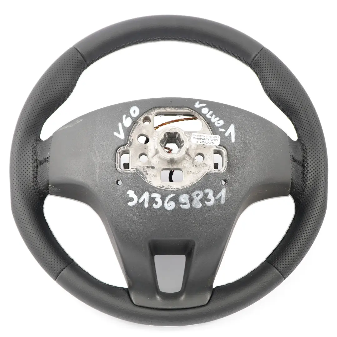 NUOVO volante in pelle nera multifunzione Volvo V60 S60 XC60 V70 - SKU 31369831-1 - Numero di parte 31369831