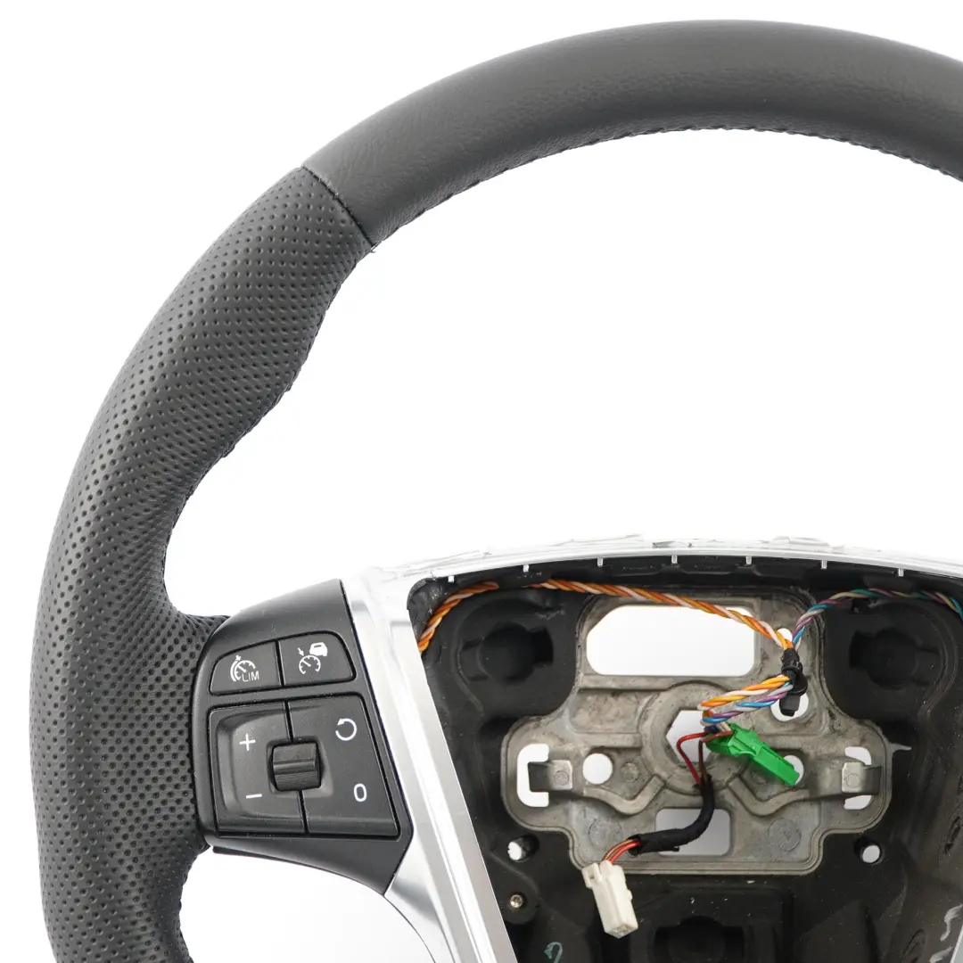 NUEVO volante de cuero negro multifunción para Volvo V60 S60 XC60 V70 con número de pieza 31369831 Volvo V60 S60 XC60 V70 NUEVO volante de cuero negro multifunción - SKU 31369831-1 - Número de pieza 31369831