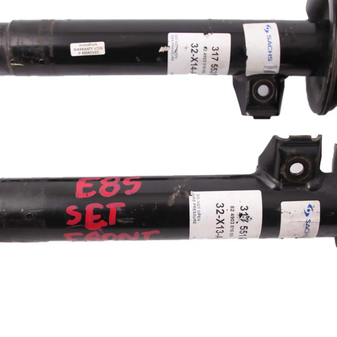 Sachs Front Strut Shock Absorbers Set to BMW Z4 Series E85 with Part number 317552 BMW Z4 Series E85 Sachs Front Strut Shock Absorbers Set - SKU 317552 32-X14-A - Part number 317552