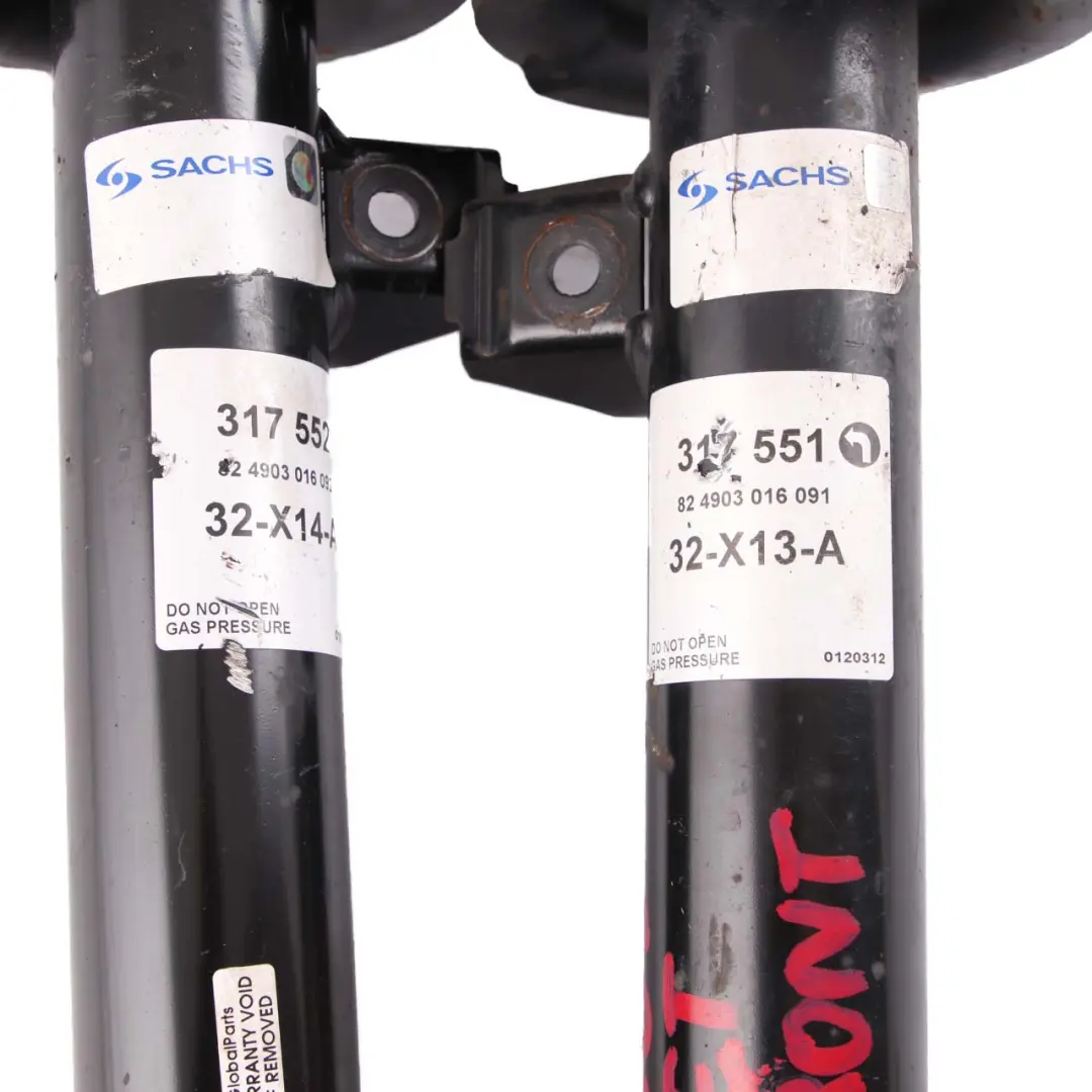 Sachs Front Strut Shock Absorbers Set to BMW Z4 Series E85 with Part number 317552 BMW Z4 Series E85 Sachs Front Strut Shock Absorbers Set - SKU 317552 32-X14-A - Part number 317552