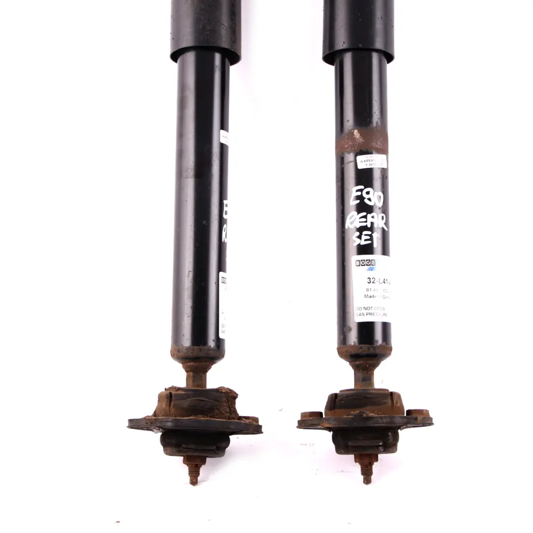 Boge Rear Left Right N/O/S Shock Absorber Spring Strut Set to BMW E90 E92 with Part number 32-L41-A BMW E90 E92 Boge Rear Left Right N/O/S Shock Absorber Spring Strut Set - SKU 32-L41-A - Part number 32-L41-A
