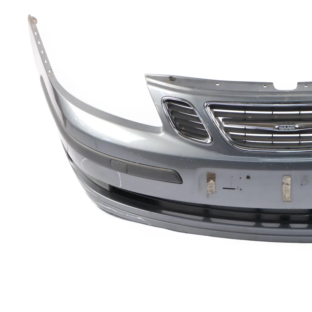 Saab 9-3 Front Bumper Trim Panel Covering Grey 2003-2007 Pre Facelift Version - SKU 32016138-GREY - Part number 32016138