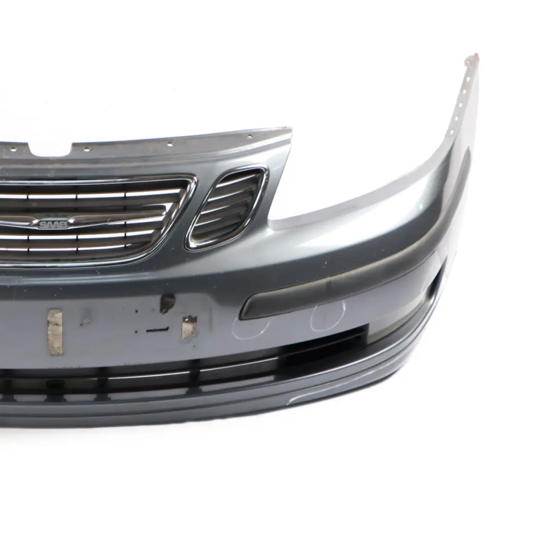Saab 9-3 Front Bumper Trim Panel Covering Grey 2003-2007 Pre Facelift Version - SKU 32016138-GREY - Part number 32016138