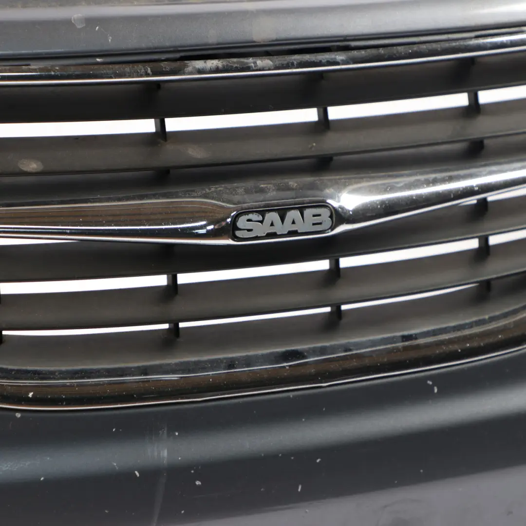 Saab 9-3 Front Bumper Trim Panel Covering Grey 2003-2007 Pre Facelift Version - SKU 32016138-GREY - Part number 32016138