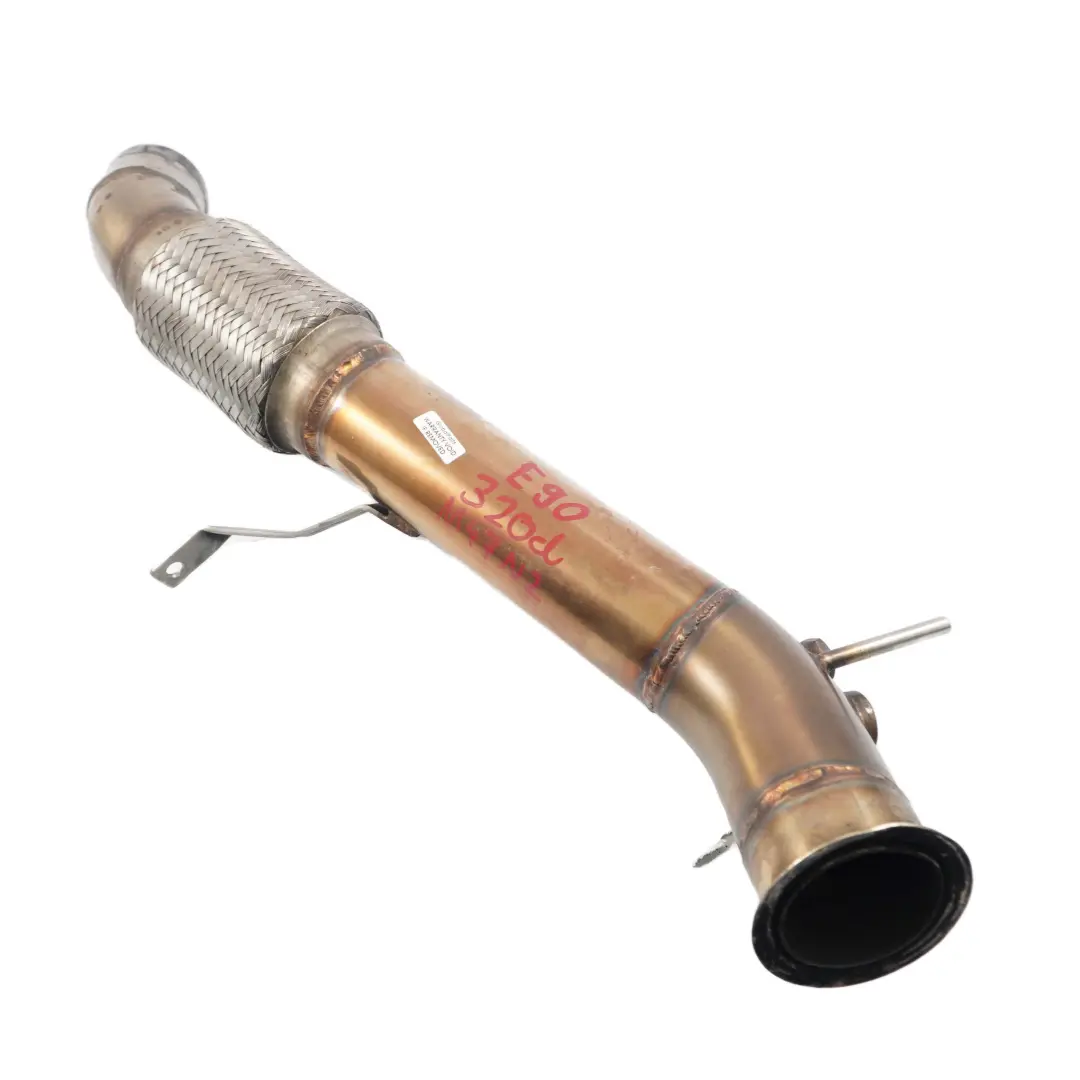  *BMW 3 er E90 E91 320d M47N2 Turbo Decat Catless Downpipe DPF Löschen - SKU 320d M47N2 Downpipe - Teilenummer 320d M47N2 Downpipe