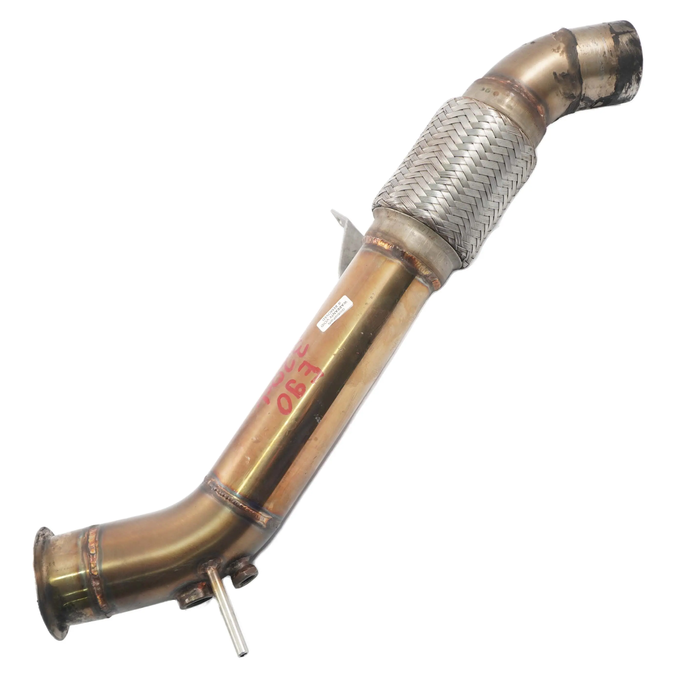 BMW E90 E91 320d M47N2 Downpipe Bez Katalyzátora Turbo Výfuk