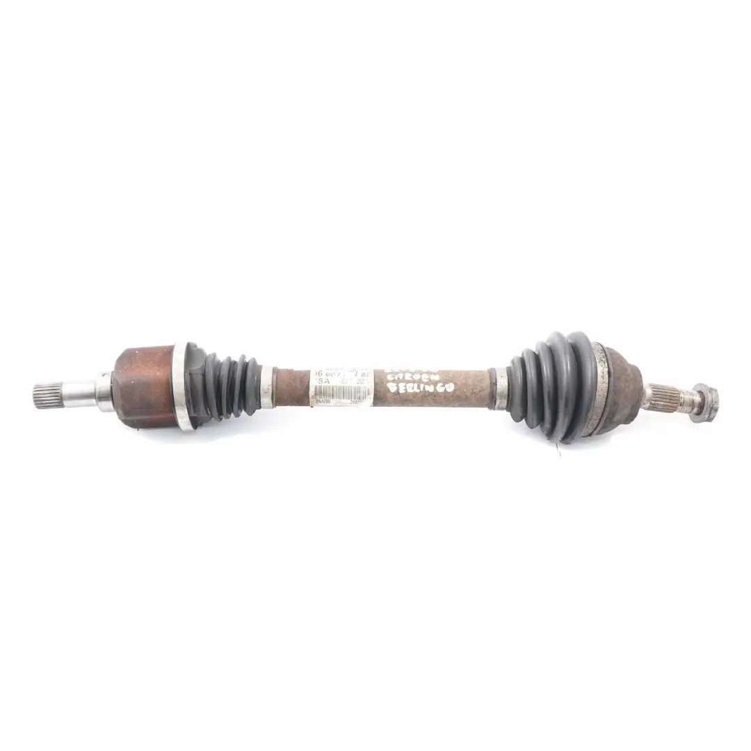 Shaft Citroen Berlingo Peugeot Partner Front Axle Left N/S Output to Drive with Part number 3272LW Drive Shaft Citroen Berlingo Peugeot Partner Front Axle Left N/S Output - SKU 3272LW - Part number 3272LW