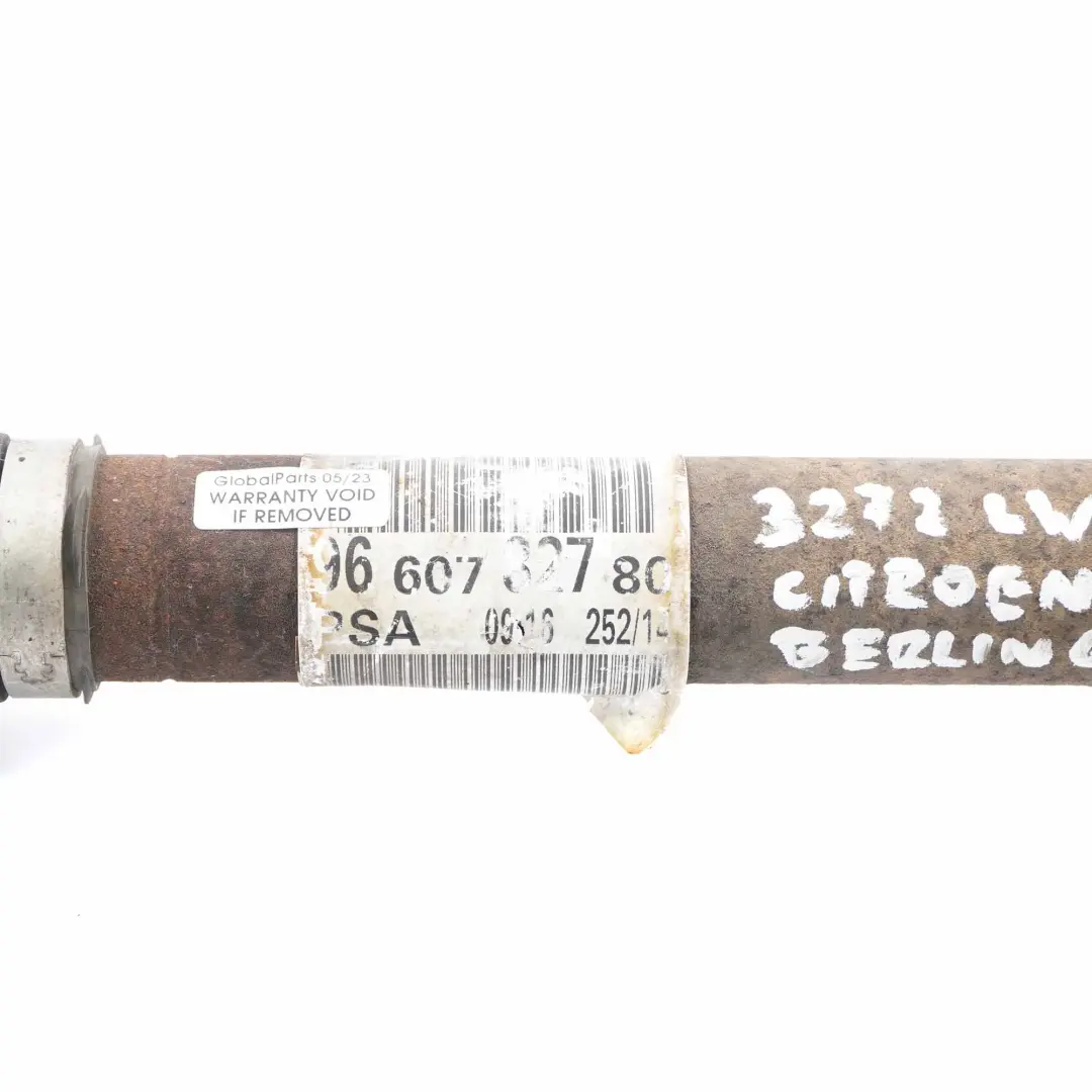  Albero trasmissione Citroen Berlingo Assale anteriore sinistro Uscita - SKU 3272LW - Numero di parte 3272LW