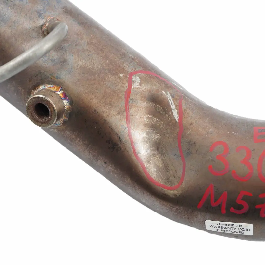 BMW E60 E90 325d 330d 525d 530d M57N2 Turbo Decat Catless Descente - SKU 330d 530d M57N2 Downpipe-1 - Numéro de pièce 330d 530d M57N2 Downpipe