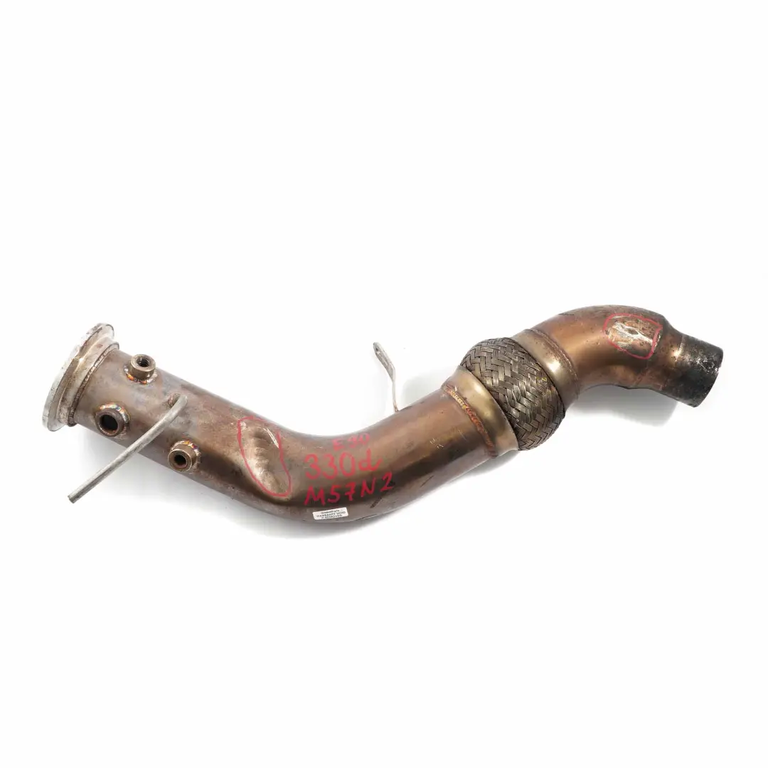 M57N2 Escape Turbo Decat Catless Downpipe para BMW E60 E90 325d 330d 525d 530d con número de pieza 330d 530d M57N2 Downpipe BMW E60 E90 325d 330d 525d 530d M57N2 Escape Turbo Decat Catless Downpipe - SKU 330d 530d M57N2 Downpipe-1 - Número de pieza 330d 530d M57N2 Downpipe