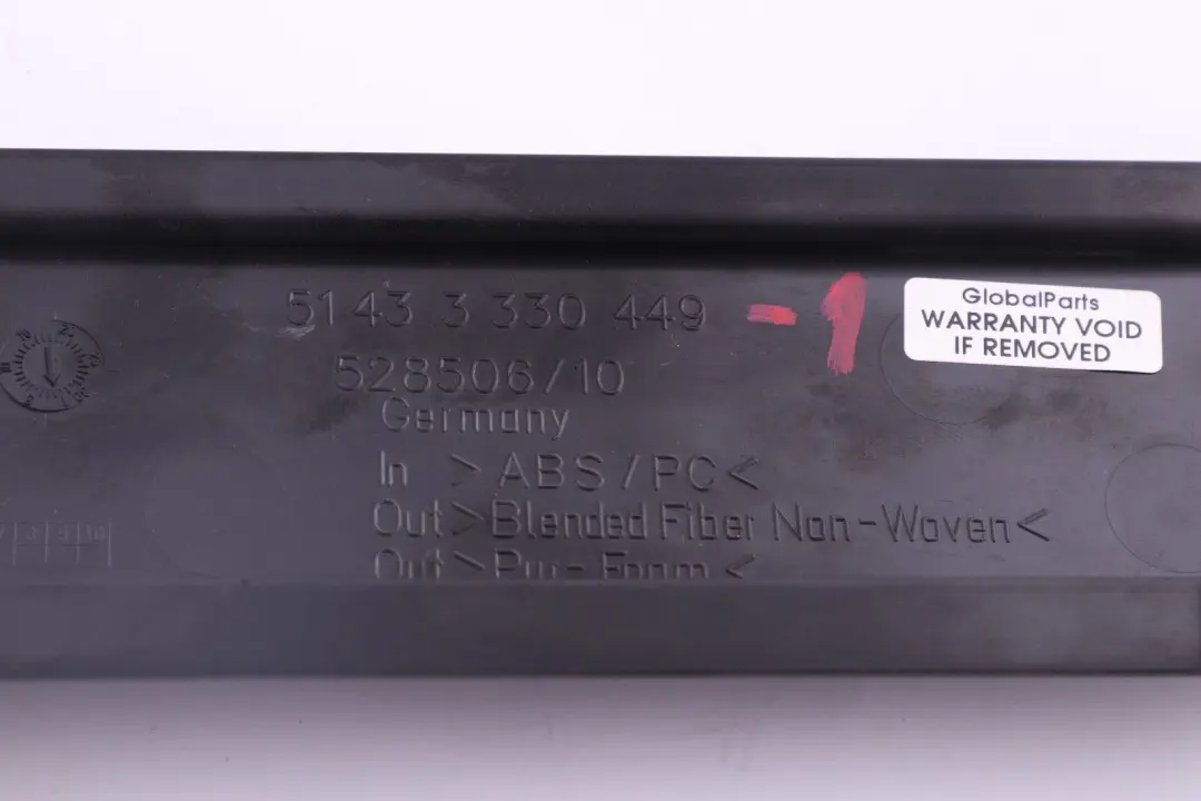 Blende D Säule Links Grey 51433403331 3403331 für BMW X3 E83 LCI mit Teilenummer 3330449 BMW X3 E83 LCI Blende D Säule Links Grey 51433403331 3403331 - SKU 3330449-1 - Teilenummer 3330449