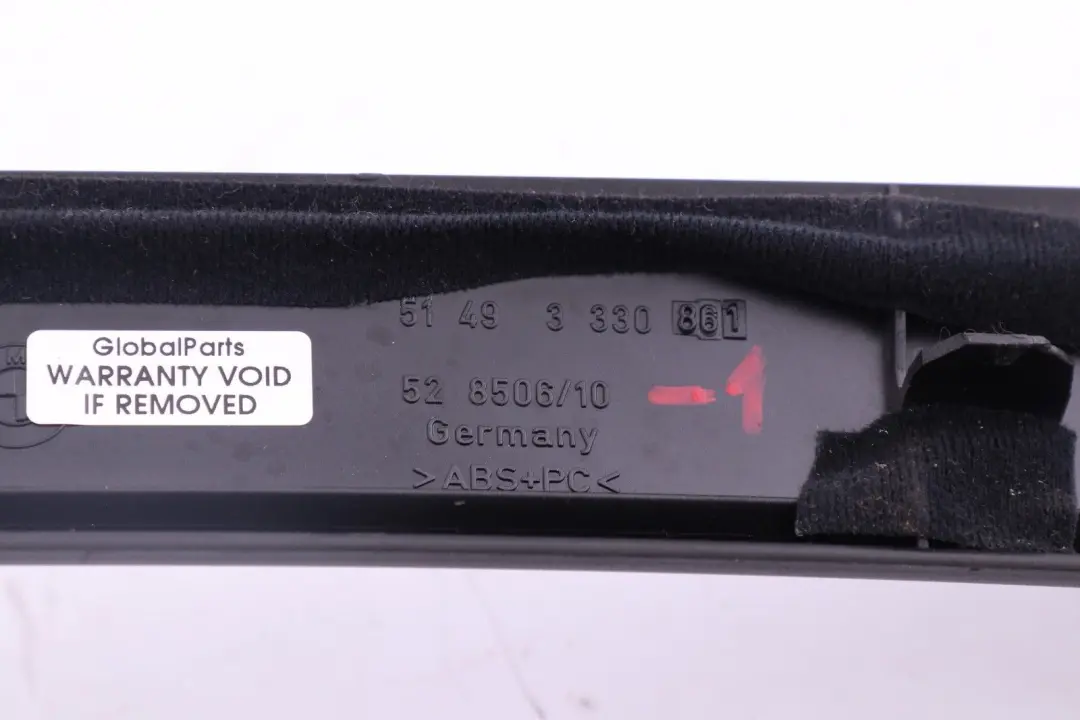 Rivestimento Portellone Posteriore SX Grigio Basalto per BMW X3 E83 con numero di parte 3330861 BMW X3 E83 Rivestimento Portellone Posteriore SX Grigio Basalto - SKU 3330861-1 - Numero di parte 3330861