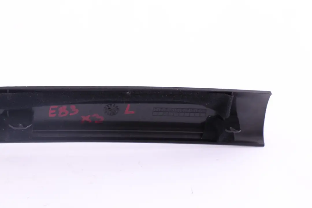 Maletero Tapa Izquierda Embellecedor Basaltgrau Gris para BMW E83 con número de pieza 3330861 BMW E83 Maletero Tapa Izquierda Embellecedor Basaltgrau Gris - SKU 3330861-1 - Número de pieza 3330861