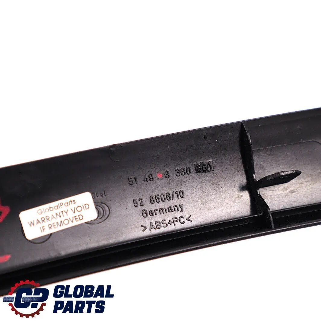 Maletero Tapa Izquierda Embellecedor Negro Antracita para BMW X3 E83 con número de pieza 3330861 BMW X3 E83 Maletero Tapa Izquierda Embellecedor Negro Antracita - SKU 3330861 - Número de pieza 3330861