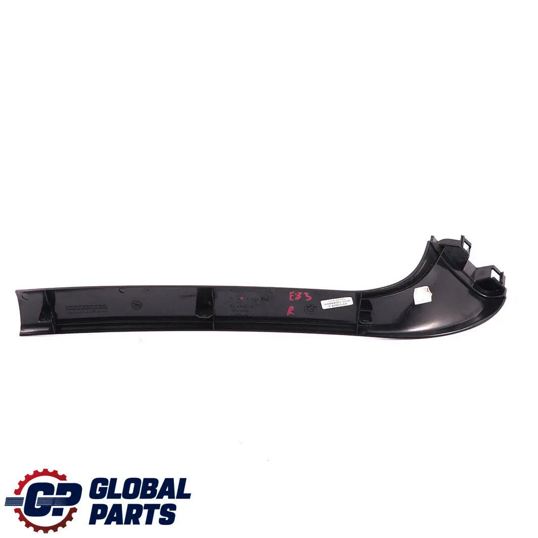 BMW X3 Series E83 Boot Trunk Lid Right O/S Trim Panel Anthrazit Black - SKU 3330862 - Part number 3330862