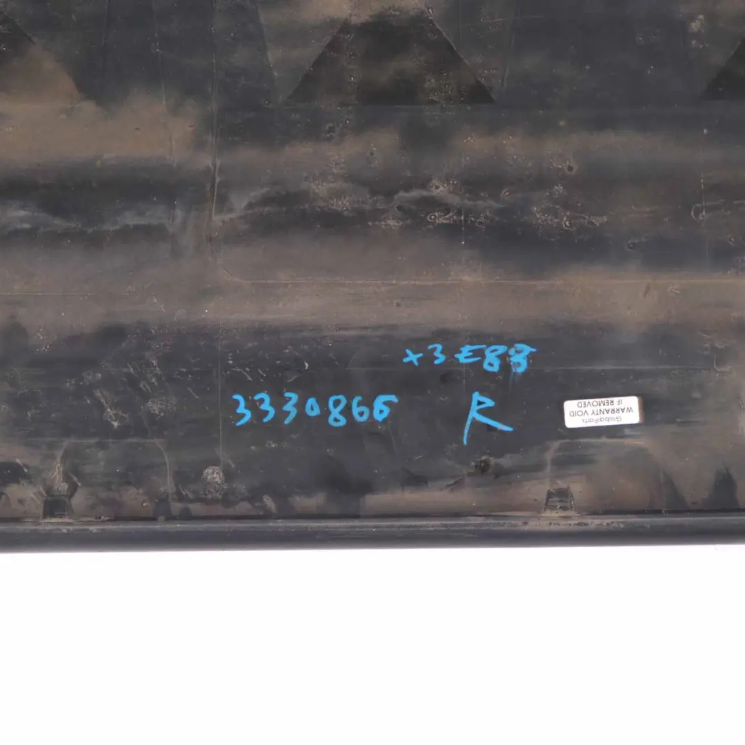 Right Door O/S Side Sill Skirt Trim Cover Panel Primed to BMW X3 E83 with Part number 3330866 BMW X3 E83 Right Door O/S Side Sill Skirt Trim Cover Panel Primed - SKU 3330866 - Part number 3330866