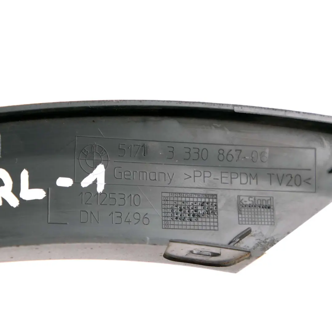BMW X3 E83 LCI Blende Radlauf Abdeckung Hinten Links Schwarz - SKU 3330867-1 - Teilenummer 3330867