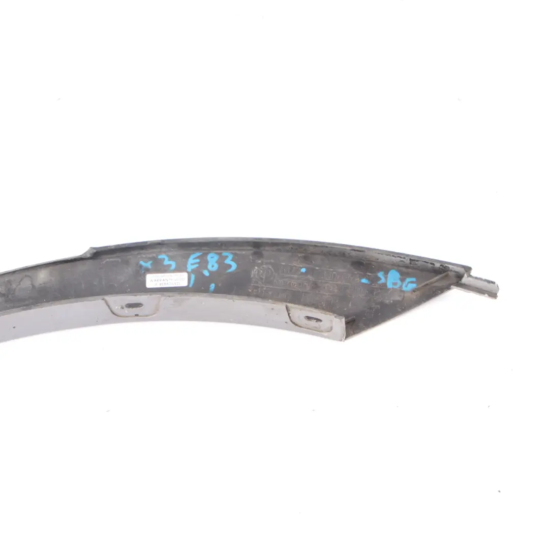 Blende Radlauf Abdeckung Hinten Links Weiss für BMW X3 E83 LCI mit Teilenummer 3330867 BMW X3 E83 LCI Blende Radlauf Abdeckung Hinten Links Weiss - SKU 3330867-SBG - Teilenummer 3330867