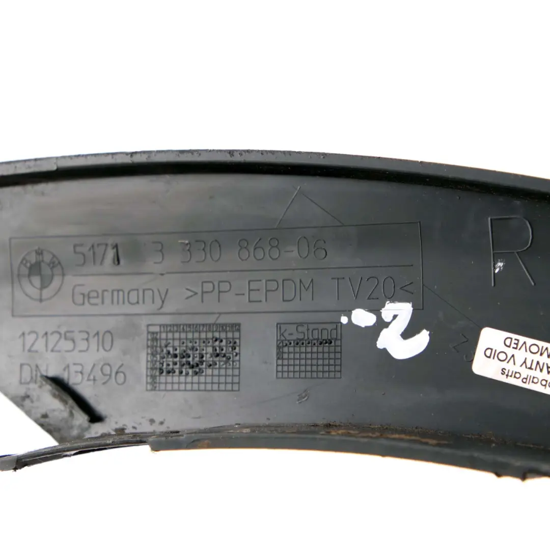 E83N LCI Blende Radlauf Hinten Rechts 5171 für BMW X3 er E83 mit Teilenummer 3330868 BMW X3 er E83 E83N LCI Blende Radlauf Hinten Rechts 5171 - SKU 3330868-2 - Teilenummer 3330868