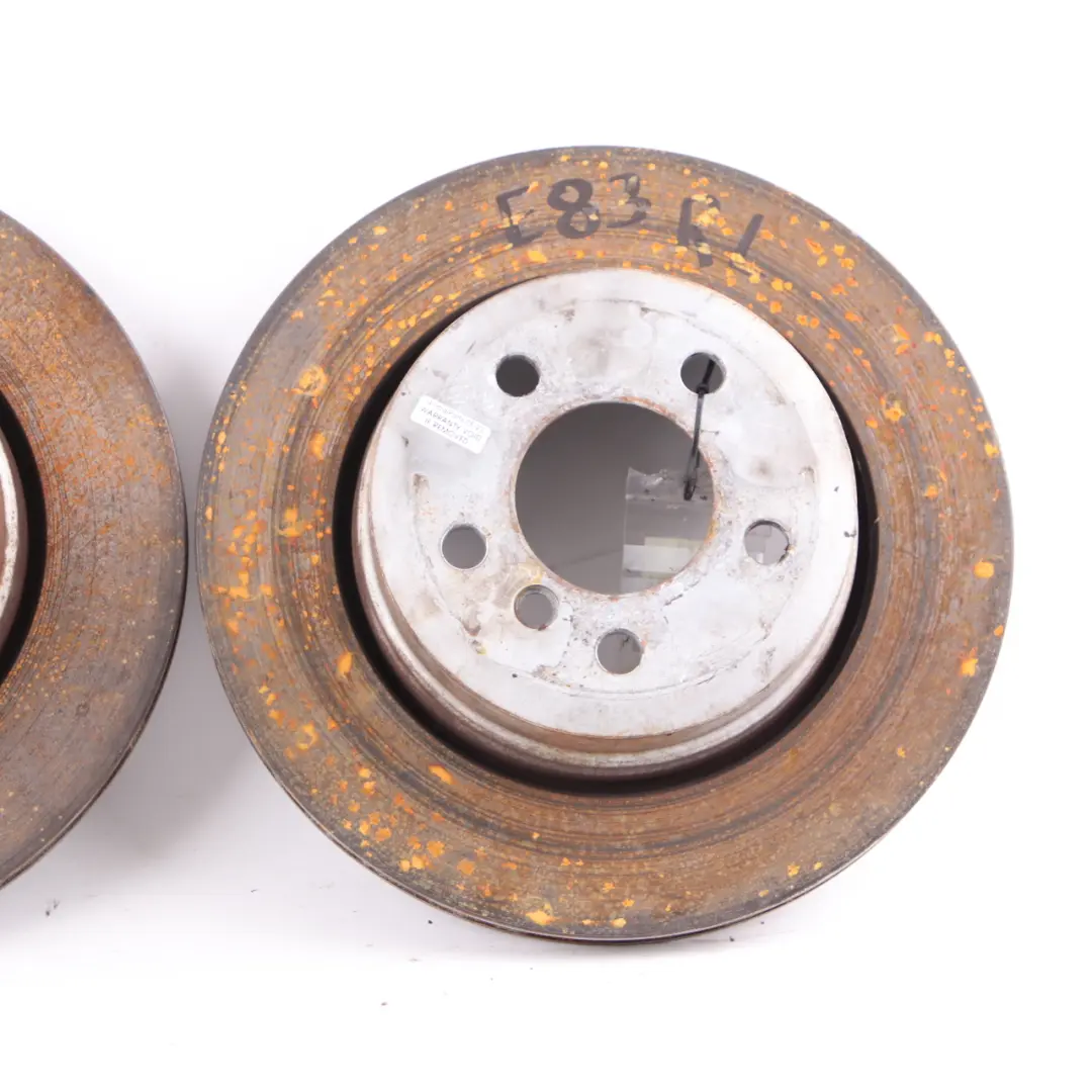 Brake Disc BMW X3 E83 Rear Left Right Wheel N/O/S Ventilated Set 320X22 to with Part number 6864899 Brake Disc BMW X3 E83 Rear Left Right Wheel N/O/S Ventilated Set 320X22 - SKU 3332217 - Part number 6864899